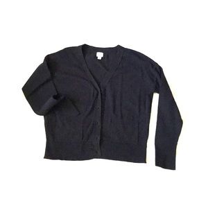 Black cardigan